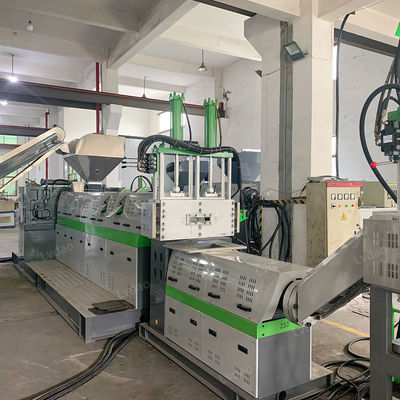 प्लास्टिक पेलेटिटिंग के लिए वाटर रिंग हॉट कटिंग कस्टमाइज्ड पीई रीसाइक्लिंग मशीन